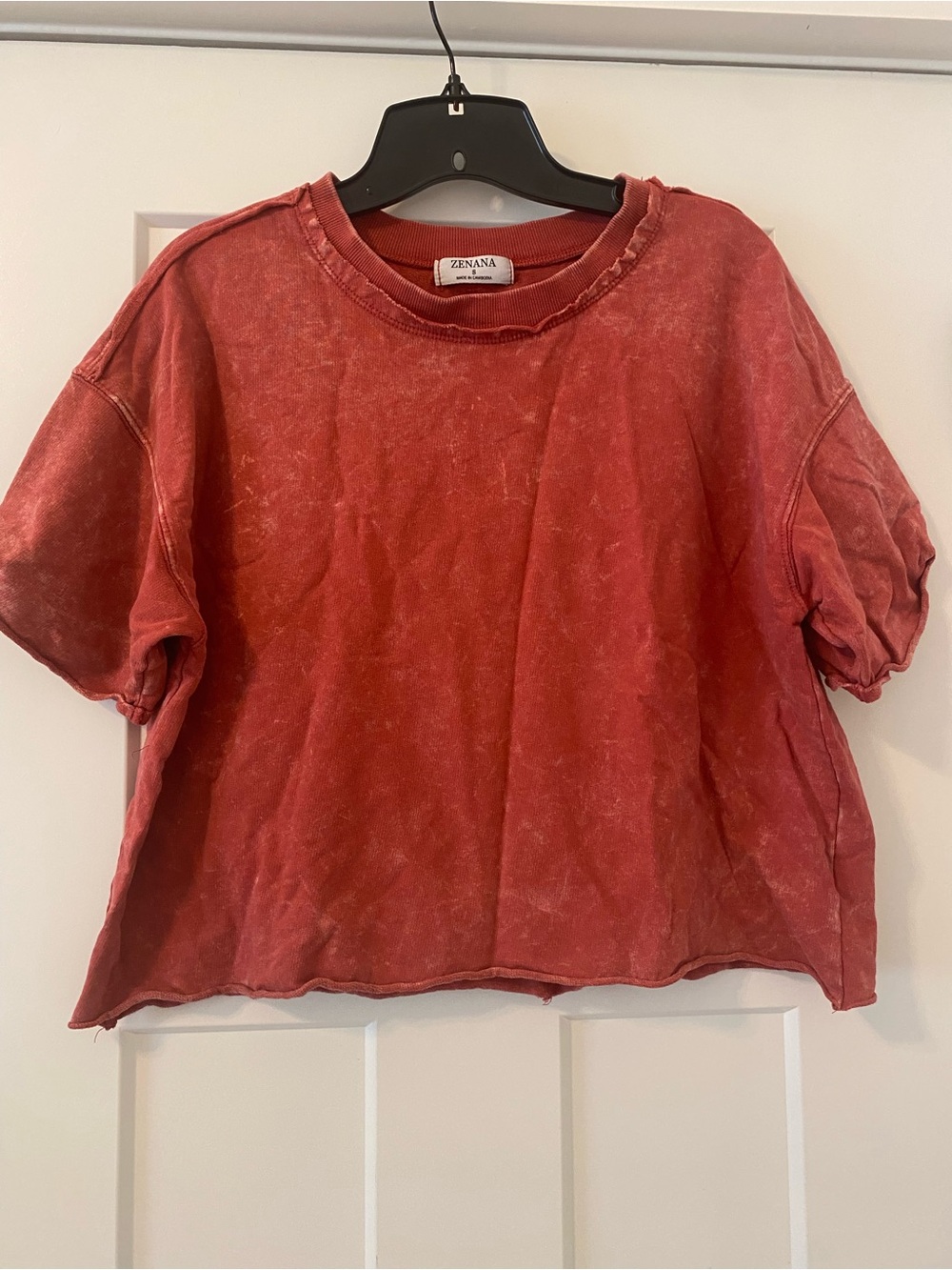 Zenana Mineral Wash Short Sleeve Tee